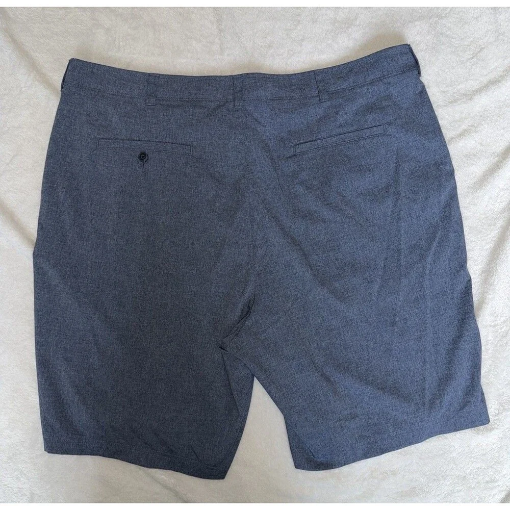 Ben Hogan Golf Shorts Mens‎ 44 Blue Heather Performance Active Flex Waist WT4414